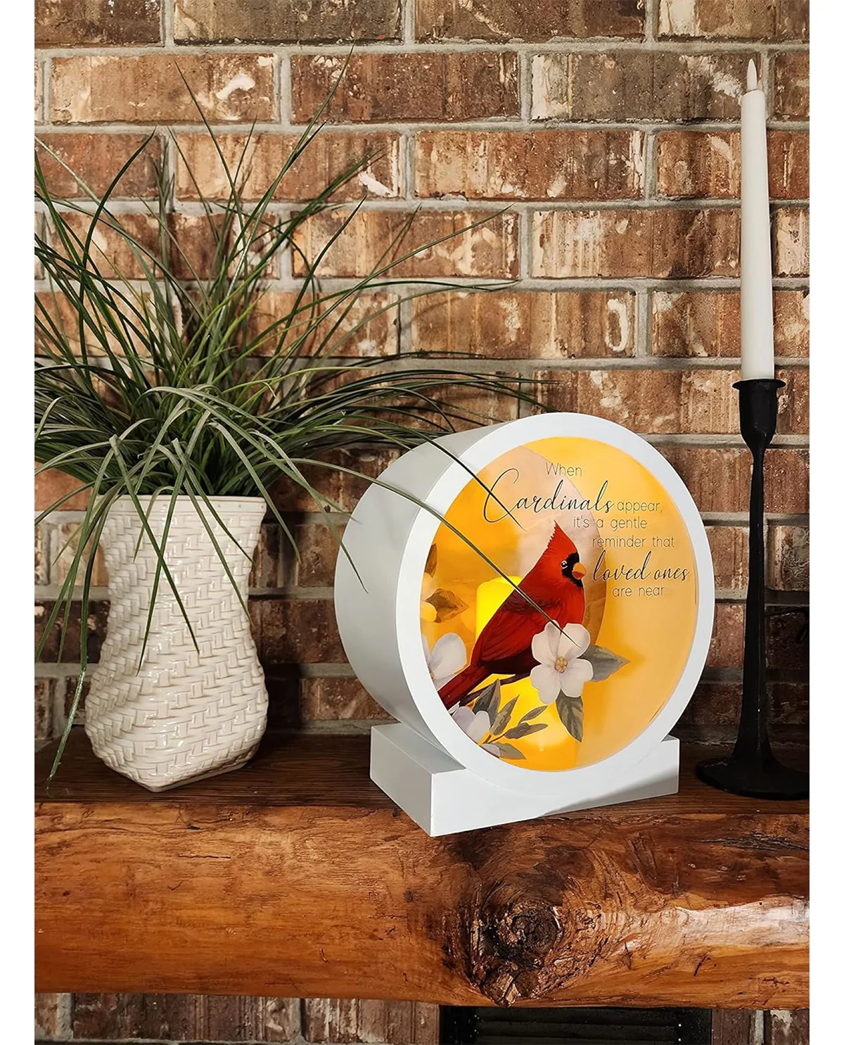 Cardinal Memorial Flameless LED Candle Sympathy Gift - Image 5