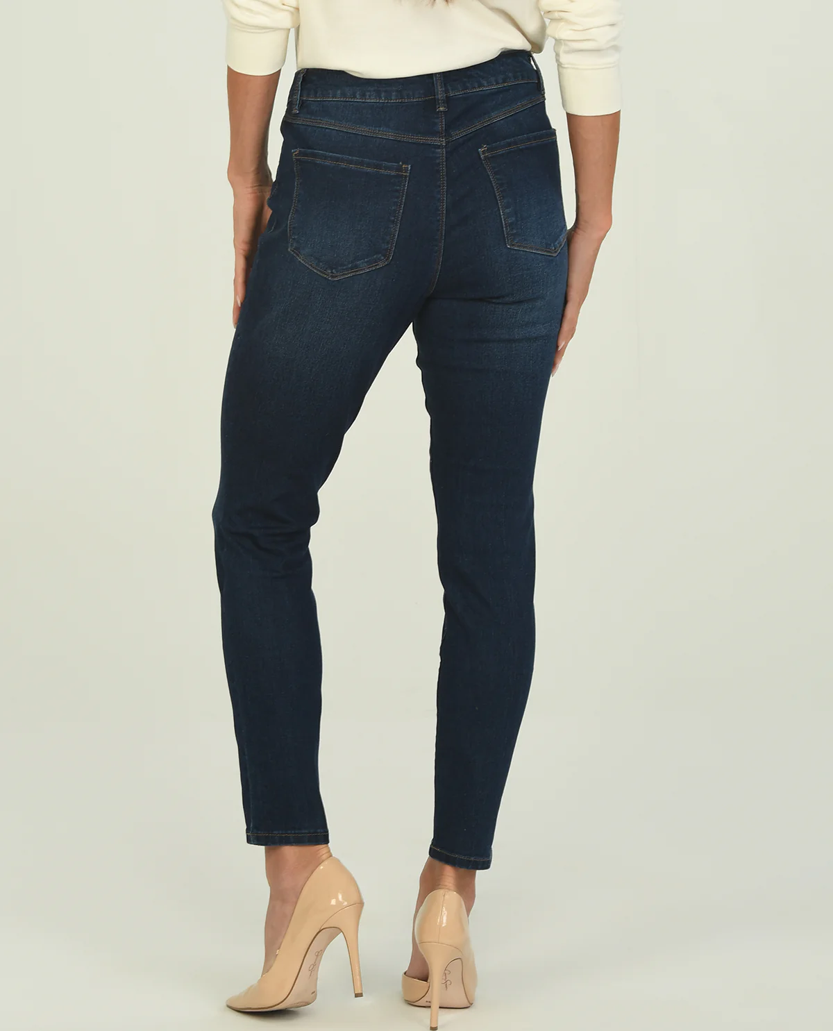 D Jeans Stone Wash Skinny Jeans - Image 6