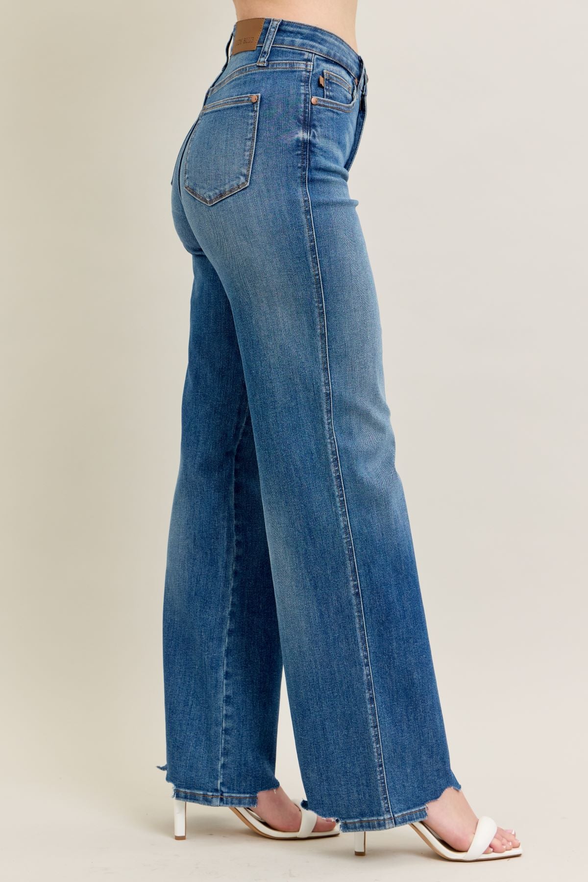 Judy Blue High Waist Wide Leg Jeans - Image 4