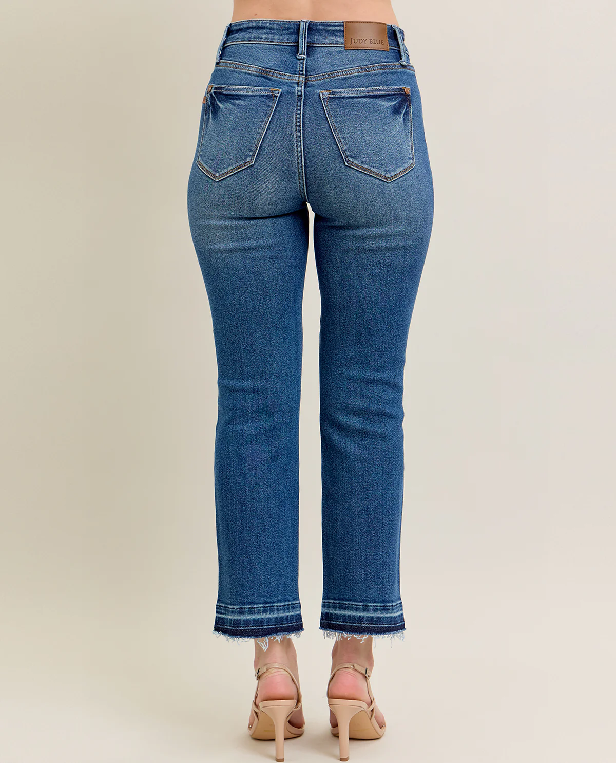 Judy Blue High Waist Vintage Wash Kick Flare Jeans - Image 5