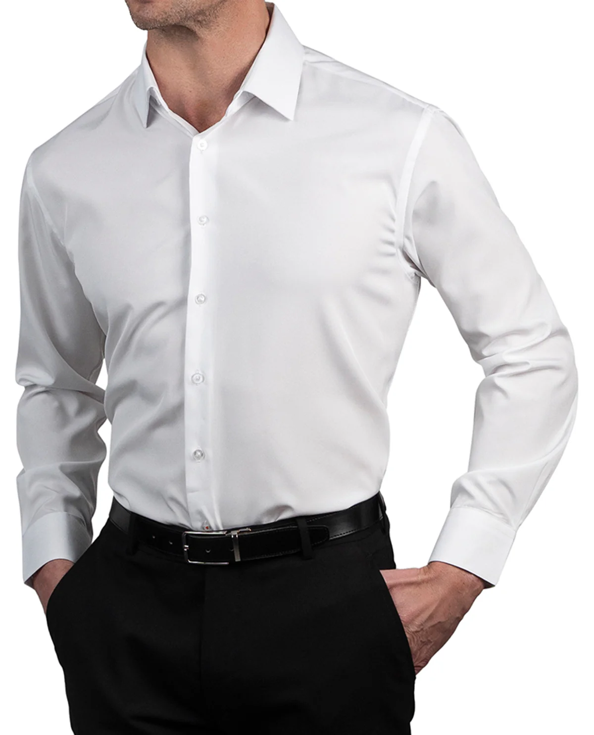 Nautica Men's White Long Sleeve Super Shirt - Image 5