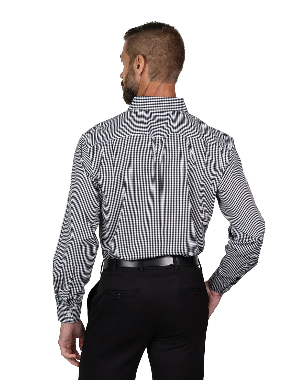 Nautica Men's Black & White Long Sleeve Super Shirt - Image 3