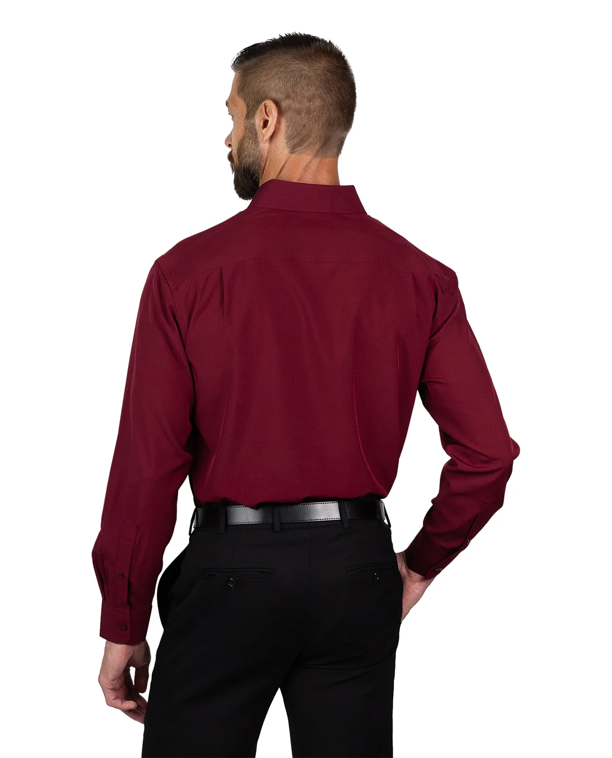 Nautica Men's Burgundy Long Sleeve Super Shirt - Image 3