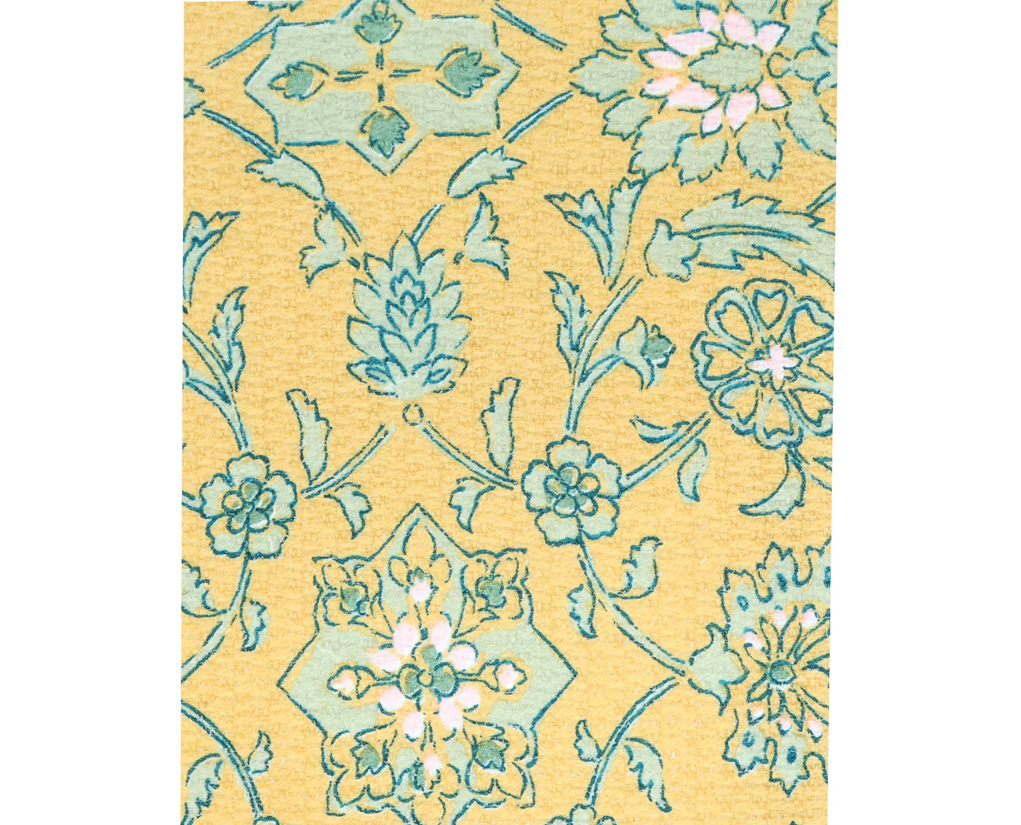 Patine Vie Carline Canary Floral Kitchen Towel Set - Image 3
