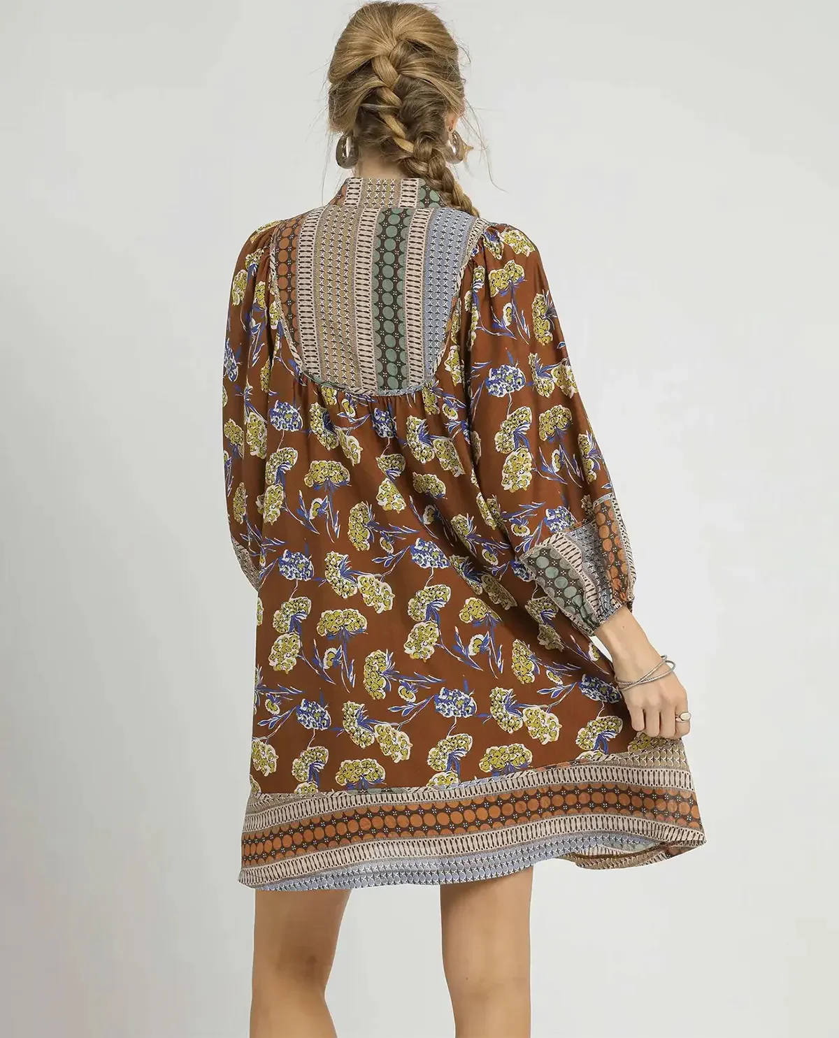 Border Print Tunic Dress - Image 5