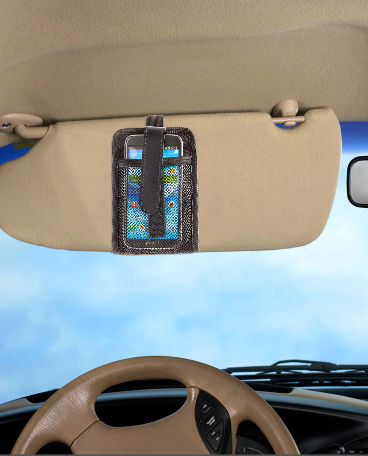 Automotive Visor Wrap Organizer - Image 4